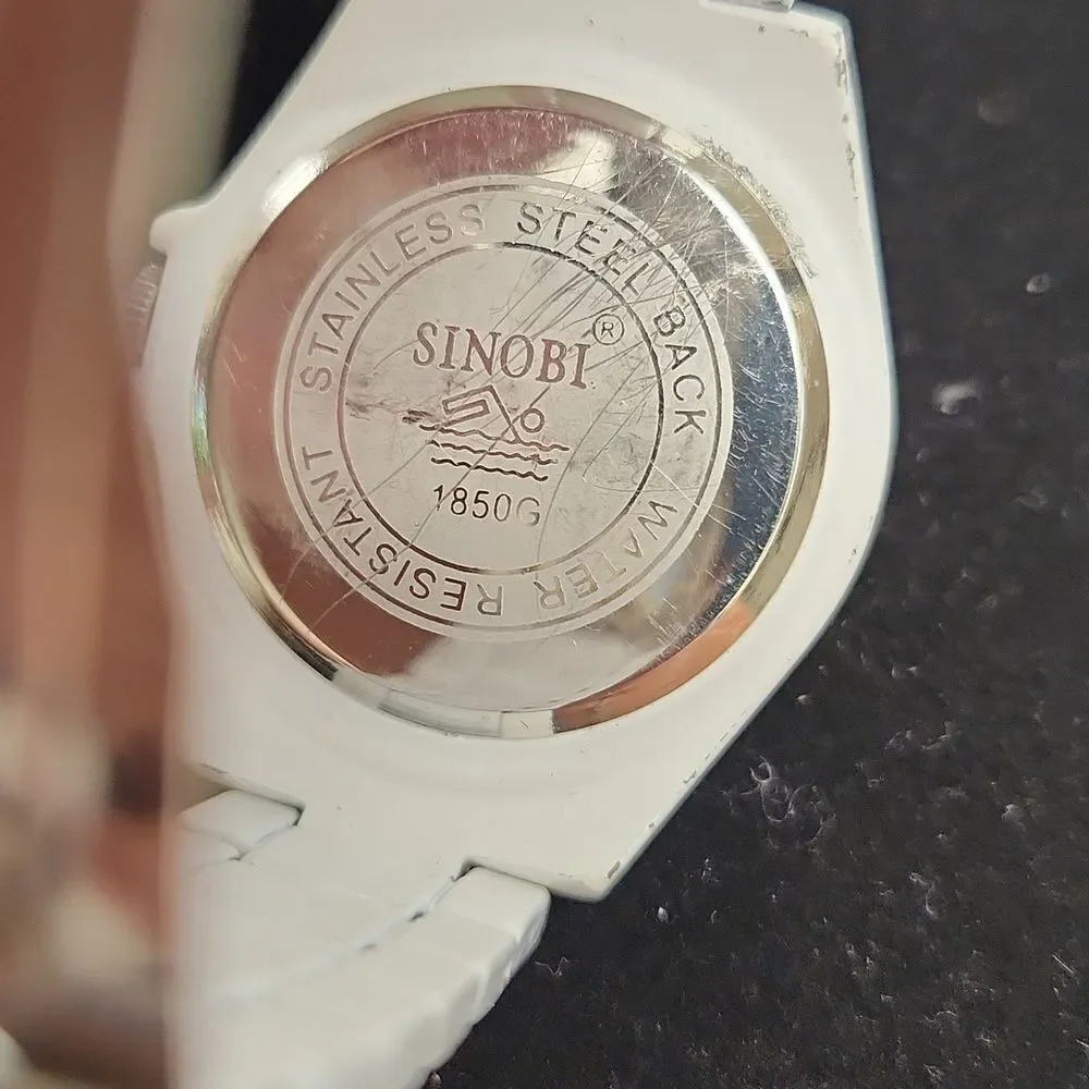 SINOBI Quartz Rhinestone Water Resistance Watch